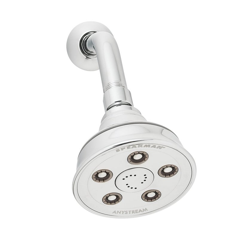 Speakman رأس دش قابل للتعديل عالي الضغط من سبيكمان S-3014 كاسبيان أنيستريم، كروم مصقول - Image 2